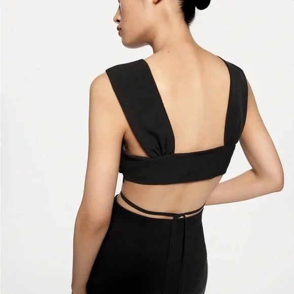 Zara crop top with diamond buttons - Picture 3 of 4